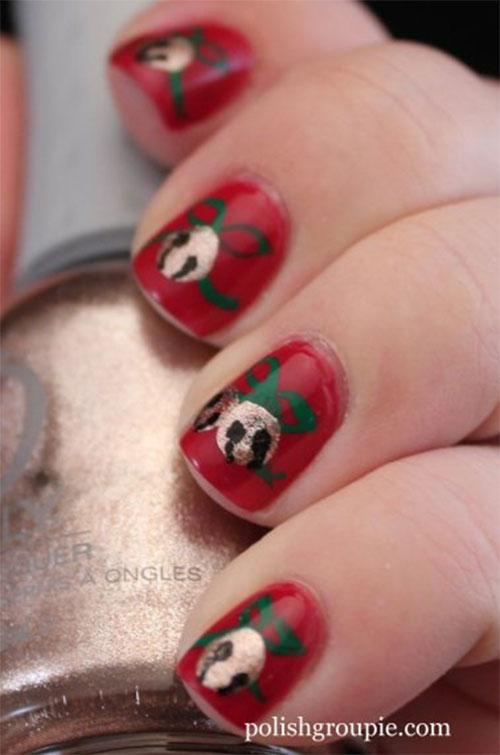 Cute Easy Christmas Nail Designs
