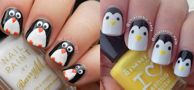 Easy & Cute Penguin Nail Art Designs & Ideas 2013/ 2014 ...