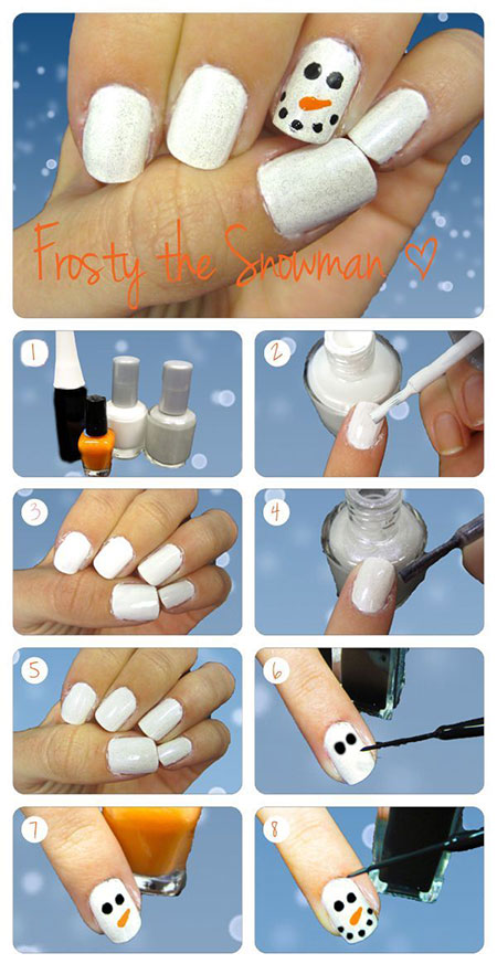 Step By Step Winter Nail Art Tutorials 2013/ 2014 For Beginners & Learners | Fabulous Nail Art ...
