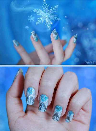 15 Disney Frozen Elsa Nail Art Designs Ideas Stickers 2014 Elsa Nails 2 15 + Disney Frozen Elsa Nail Art Designs, Ideas & Stickers 2014 | Elsa Nails