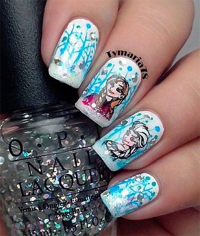15 Disney Frozen Elsa Nail Art Designs Ideas Stickers 2014 Elsa Nails 7 15 + Disney Frozen Elsa Nail Art Designs, Ideas & Stickers 2014 | Elsa Nails
