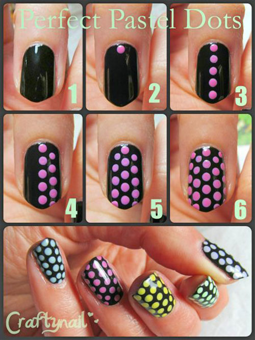 20-simple-step-by-step-polka-dots-nail-art-tutorials-for-beginners