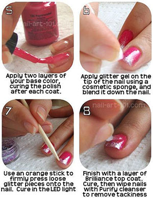 Easy & Simple Step By Step Gel Nail Art Tutorials For Beginners & Learners 2014 | Fabulous Nail ...