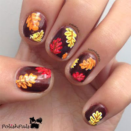 Leaf Nail Art Designs, Ideas, Trends amp; Stickers 2014  Fall Nails 