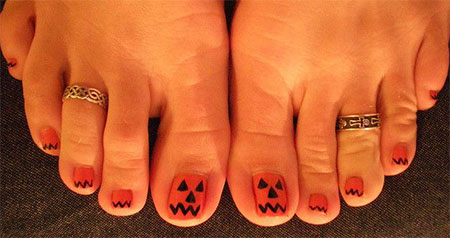 10 Unique Halloween Toe Nail Art Designs, Ideas, Trends ...