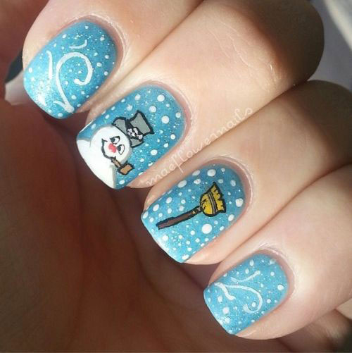 winter nail stickers