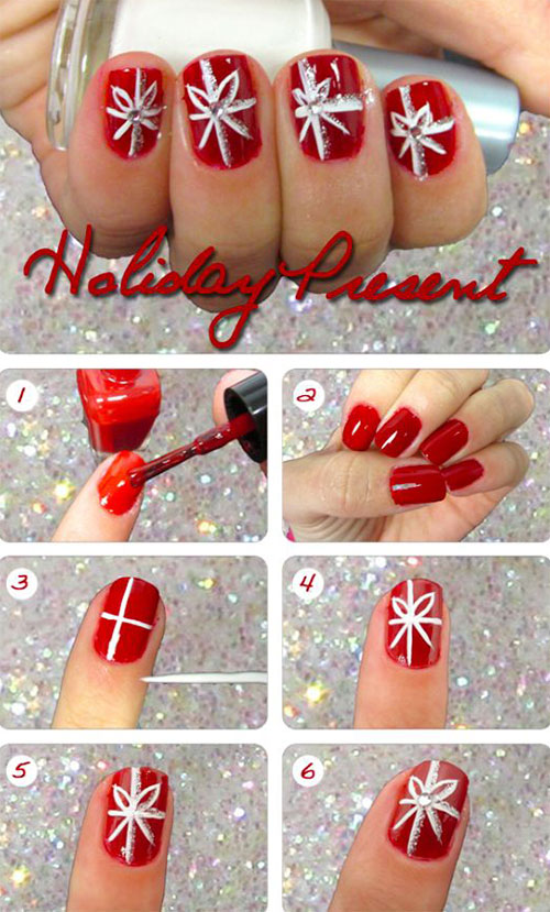 ... Step By Step Winter Nail Art Tutorials For Beginners & Learners 2015