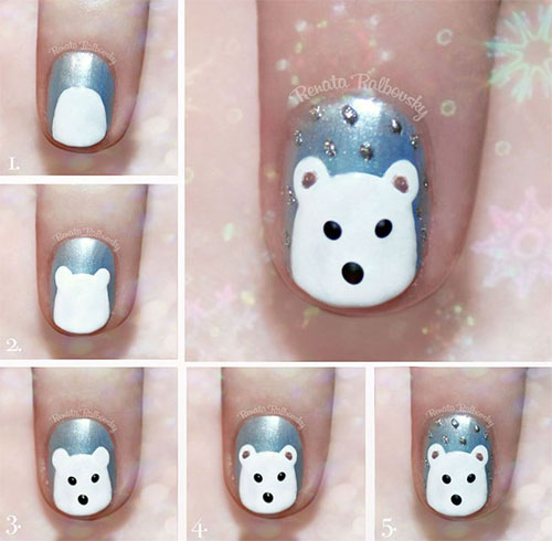 ... Step By Step Winter Nail Art Tutorials For Beginners & Learners 2015