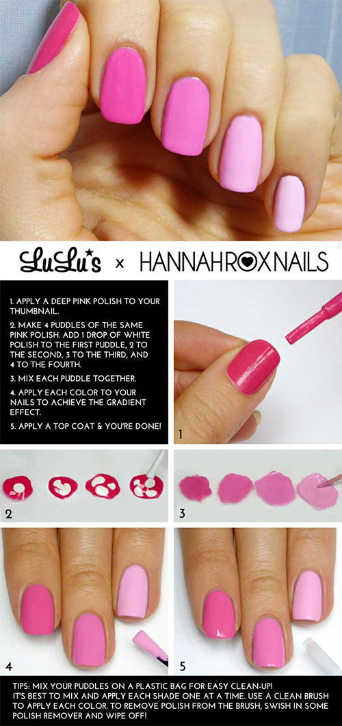 15+ Easy Step By Step Valentine's Day Nail Art Tutorials For Beginners