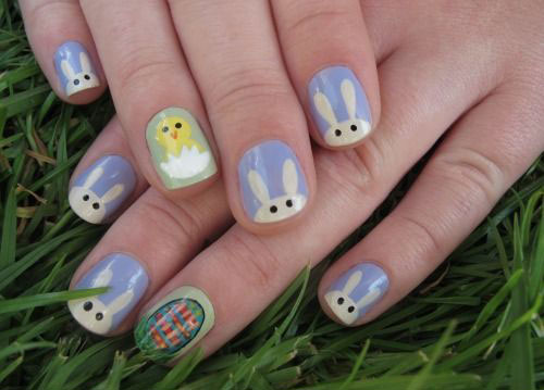 Easter Bunny Nail Art Designs Ideas Trends Stickers 2015 1 20 Easter ...