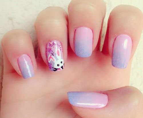 Easter Bunny Nail Art Designs Ideas Trends Stickers 2015 12 20 Easter ...