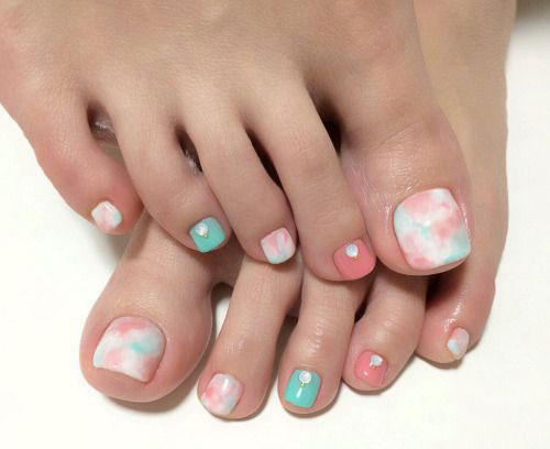 10+ Spring Toe Nail Art Designs, Ideas, Trends & Stickers 2015