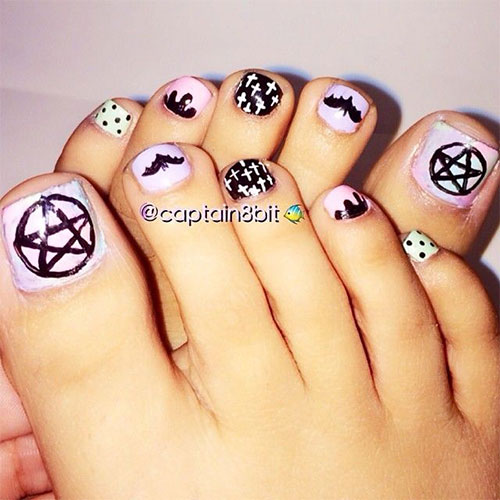 10+ Halloween Toe Nail Art Designs, Ideas, Trends ...