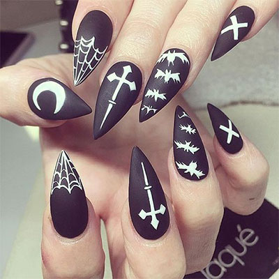 15 Spooky Halloween Nails Art Designs & Ideas 2016 ...