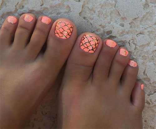 Summer Toe Nail Designs with Orange - wide 3