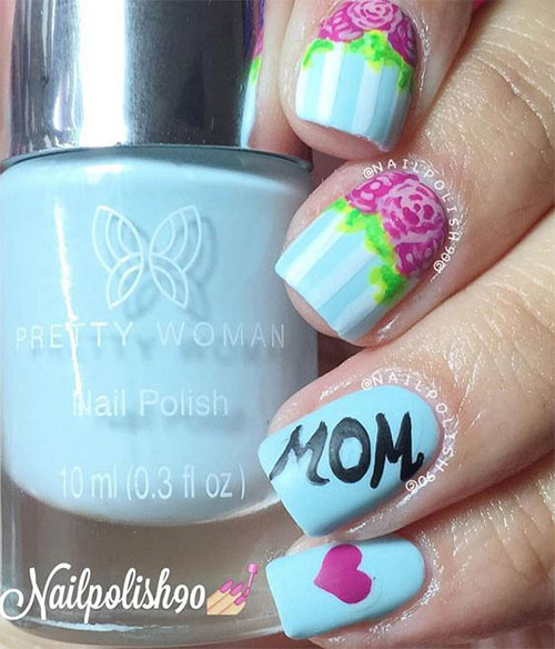 Best-Mother’s-Day-Nails-Art Designs & Ideas 2020-10