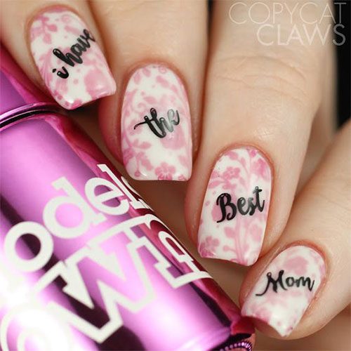Best-Mother’s-Day-Nails-Art Designs & Ideas 2020-17