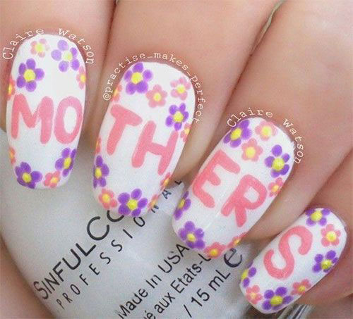 Best-Mother’s-Day-Nails-Art Designs & Ideas 2020-9
