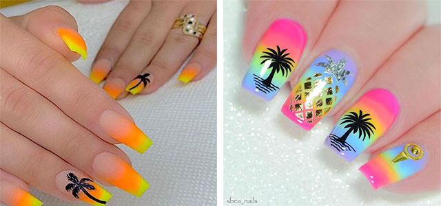 6. Neon Summer Nail Art Inspiration - wide 9