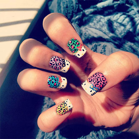 Cute-Simple-Hello-Kitty-Nail-Art-Designs-Stickers -Nail-Art-For-Beginners-5