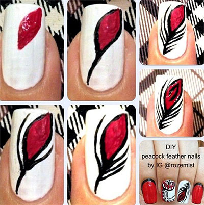 Nail-Art-Tutorials-Step-By-Step-For-Beginners-Learners-2013-2014-9