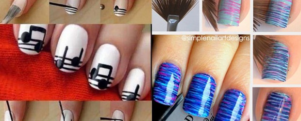 Nail-Art-Tutorials-Step-By-Step-For-Beginners-Learners-2013-2014