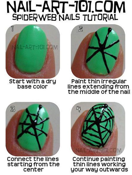 Simple-Easy-Scary-Halloween-Nail-Art-Tutorials-2013-2014-For-Beginners-Learners-7