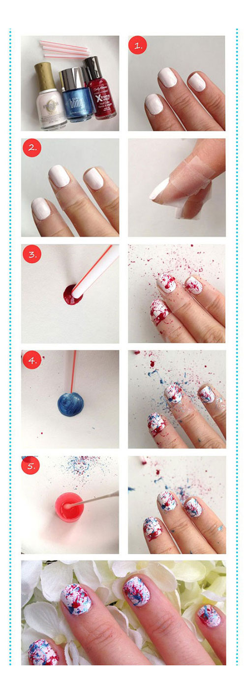 Simple-Nail-Art-Tutorials-For-Beginners-Learners-2013-2014-3