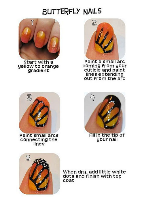 Simple-Nail-Art-Tutorials-For-Beginners-Learners-2013-2014-9