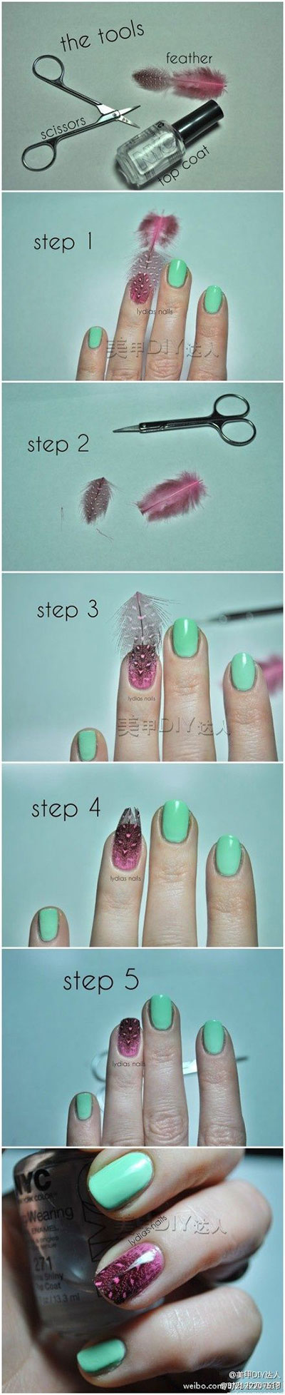 Step-By-Step-Nail-Art-Tutorials-For-Beginners-Learners-2013-2014-9