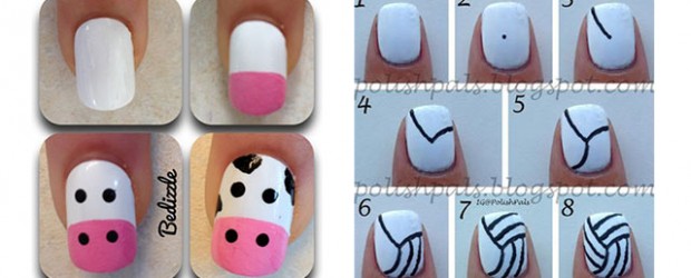 Step-By-Step-Nail-Art-Tutorials-For-Beginners-Learners-2013-2014