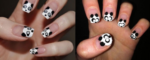Cute-Panda-Nail-Art-Designs-Ideas-2013-2014