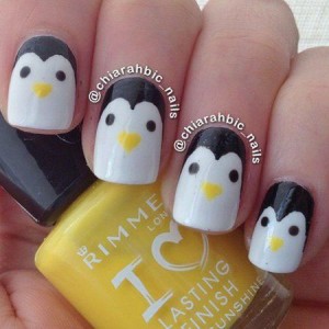 Easy & Cute Penguin Nail Art Designs & Ideas 2013/ 2014 | Fabulous Nail ...