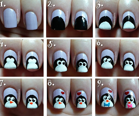 Easy-Winter-Nail-Art-Tutorials-2013-2014-For-Beginners-Learners-10