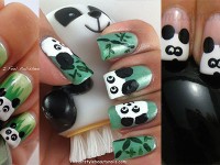 Simple-Panda-Nail-Art-Designs-Ideas-2013-2014