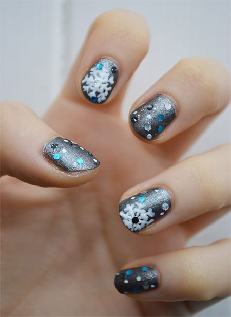Very-Easy-Winter-Nail-Art-Designs-2013-2014-For-Beginners-Learners-4