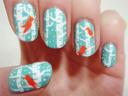 Very-Easy-Winter-Nail-Art-Designs-2013-2014-For-Beginners-Learners-7
