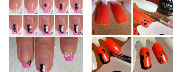 Simple-Easy-Cat-Nail-Art-Tutorials-2014-2015-For-Beginners-Learners-F