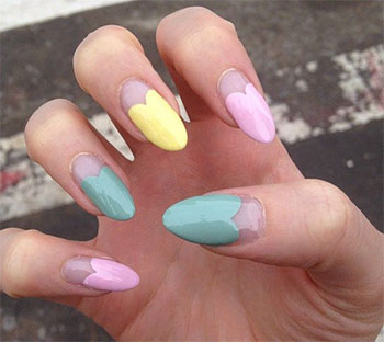 Simple-Heart-Tip-Nail-Art-Designs-Ideas-For-Valentines-Day-2014-6