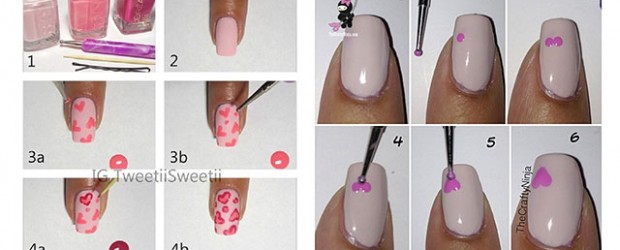 Amazing-Valentines-Day-Nail-Art-Tutorials-2014-For-Beginners-Learners