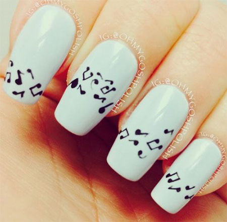Amazing-Music-Notes-Nail-Art-Designs-Ideas-Trends-2014-8