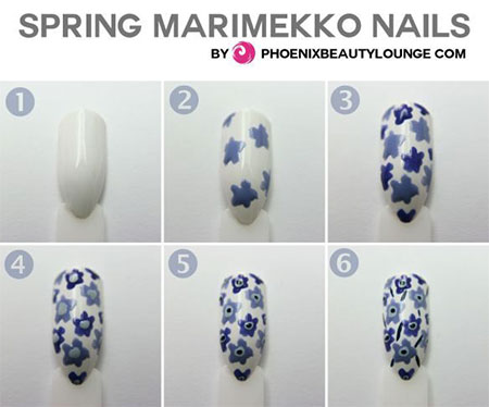 Easy-Simple-Spring-Nail-Art-Tutorials-2014-For-Beginners-Learners-1