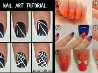 Easy-Spiderman-Nail-Art-Tutorials-For-Beginners-Learners-2014