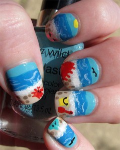 30 + Inspiring Beach Nail Art Designs, Ideas, Trends & Stickers 2014 ...