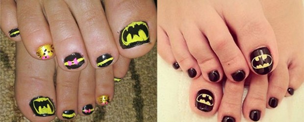 Amazing-Batman-Toe-Nail-Art-Designs-Ideas-Stickers-2014