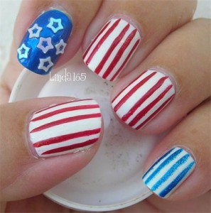 15 Easy & Simple Fourth Of July Nail Art Designs, Ideas, Trends ...