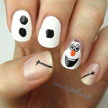 15-Disney-Frozen-Olaf-Nail-Art-Designs-Ideas-Trends-Stickers-2014-Olaf-Nails-9