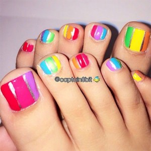 20 + Easy & Simple Toe Nail Art Designs, Ideas & Trends 2014 For