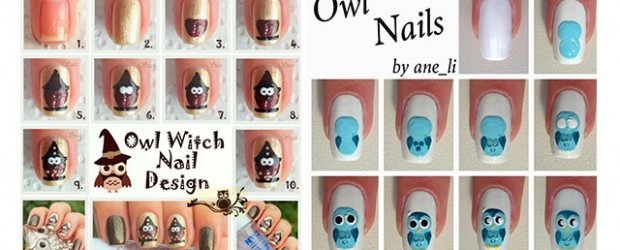 10-Easy-Step-By-Step-Owl-Nail-Art-Tutorials-For-Beginners-2014
