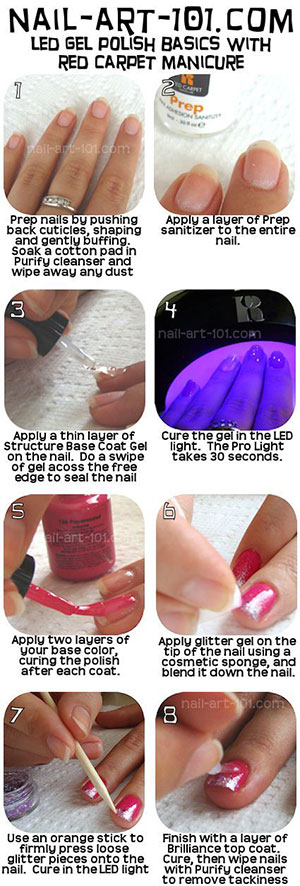 Easy Simple Step By Step Gel Nail Art Tutorials For Beginners Learners 2014 Fabulous Nail Art Designs